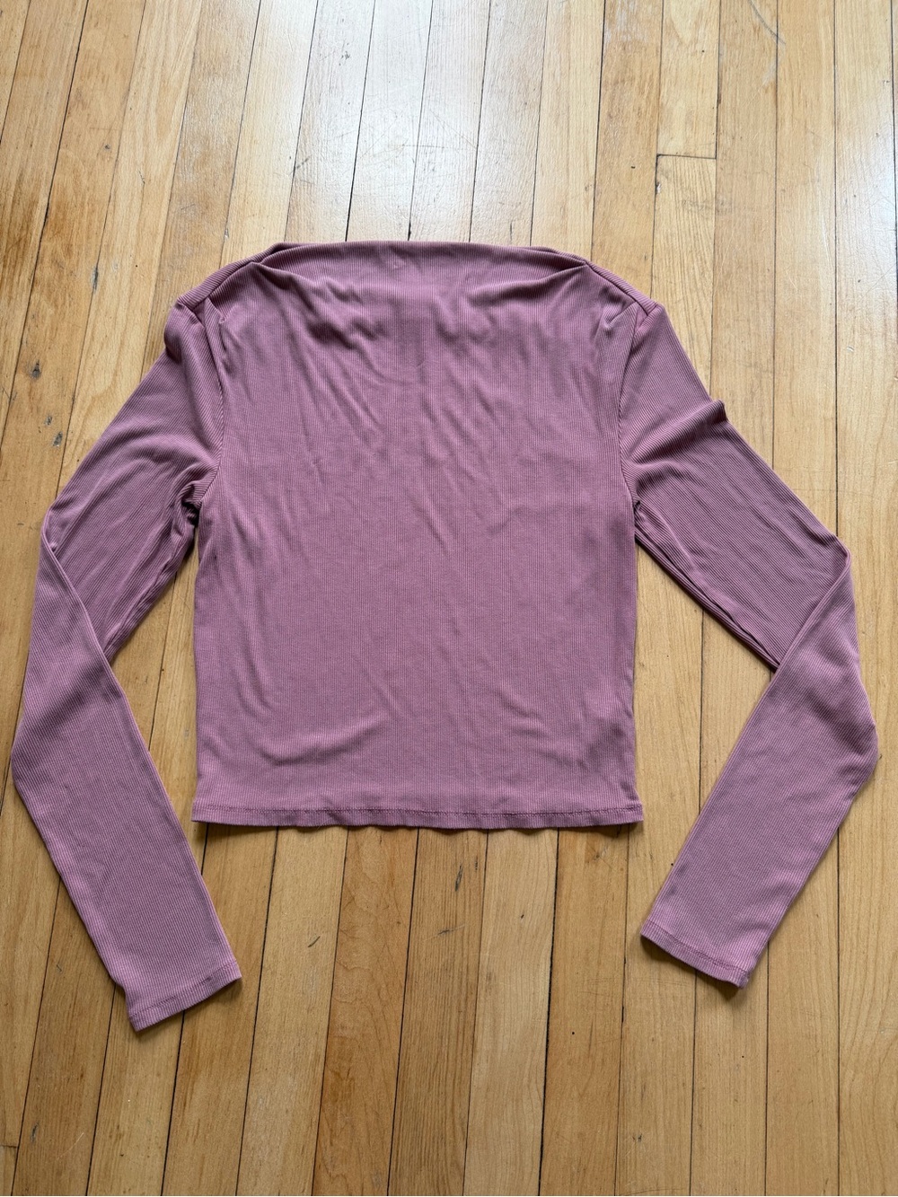 wild fable Mauve Long Sleeve Boat Neck Top